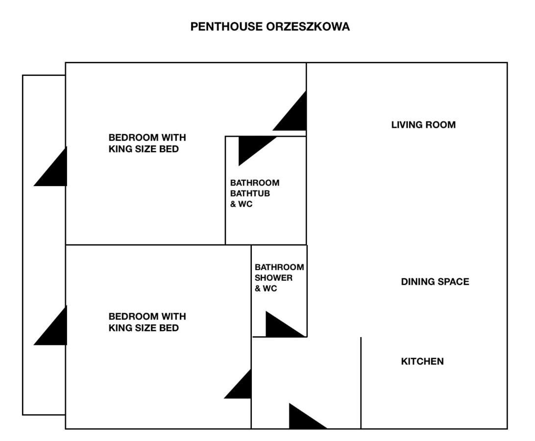 Penthouse Orzeszkowa - Loftaffair Lejlighed Kraków Eksteriør billede